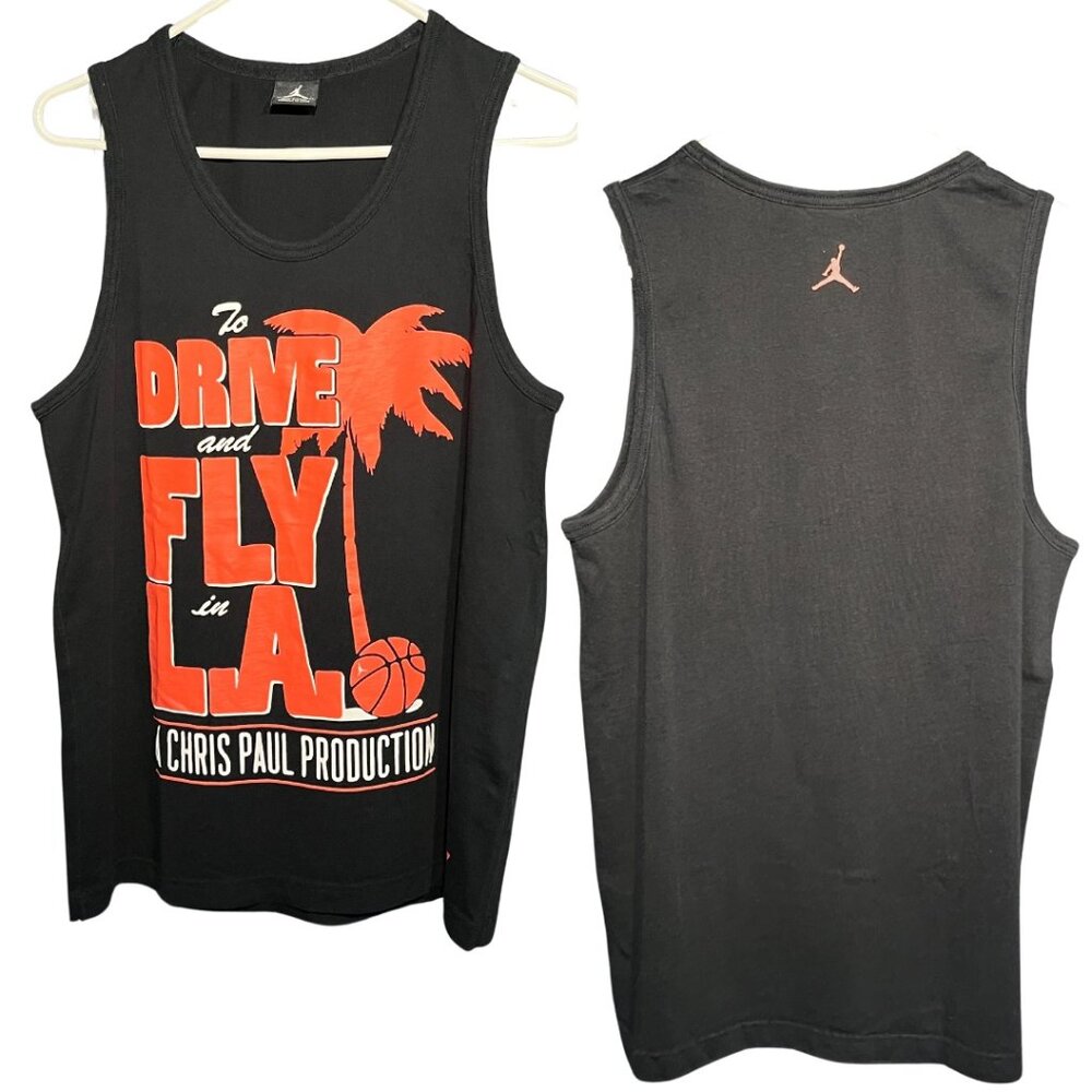 Jordan Drive & Fly in L.A. CP3 Tank Top M Black/Red/White